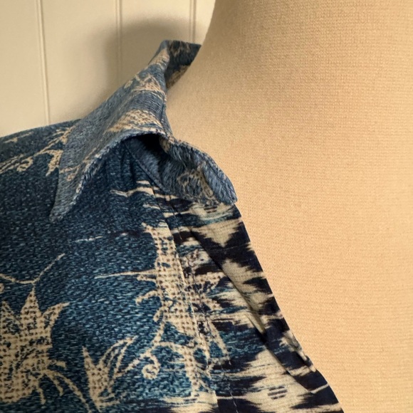 Liverpool Size M Blue Floral Women's Dress NWT - Picture 4 of 12